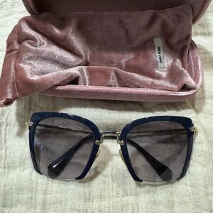Miu Miu Navy Sunglasses